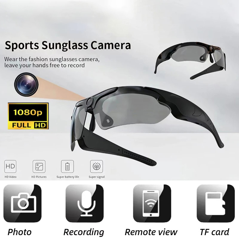 Smart Glasses Lens - 1080P HD Camera Smart Glasses Mini