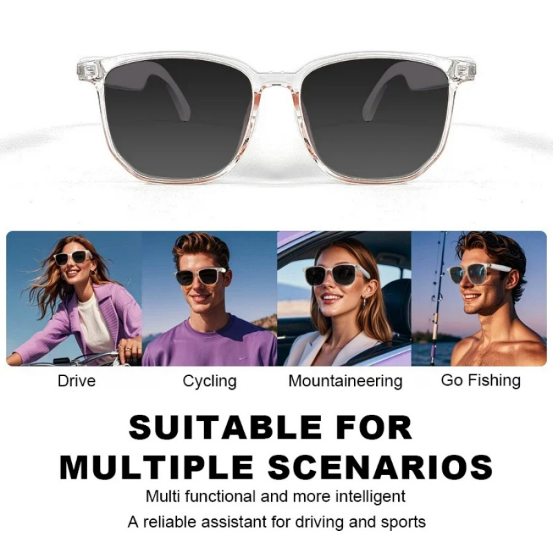1 pair AI smart glasses Blueto - Smart Glasses Lens recensie en prijs