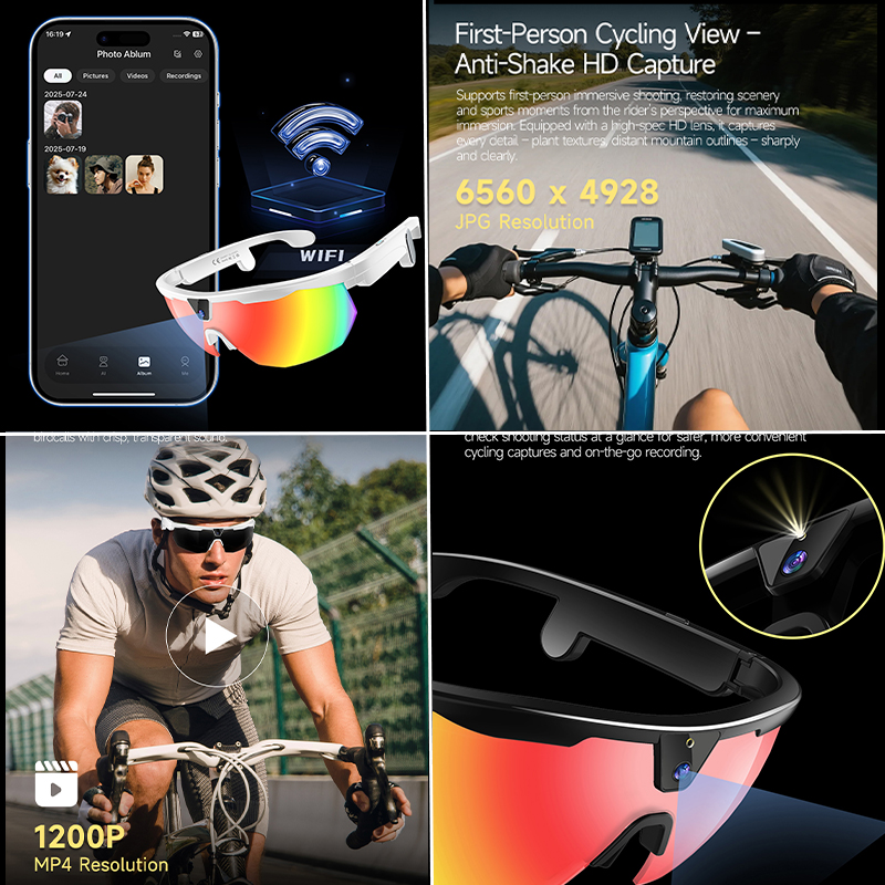 BT Cycling Sunglasses AI Voice - Smart Glasses Lens recensie en prijs