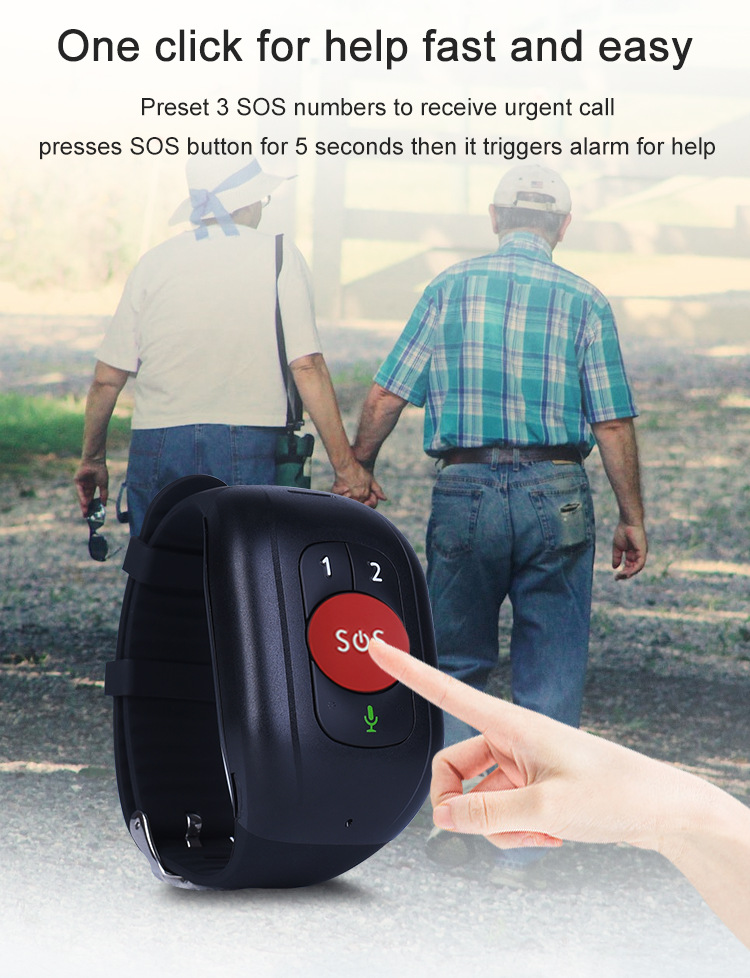 Elderly Watch For Seniors GPS  - Fall Detection Watch recensie en prijs