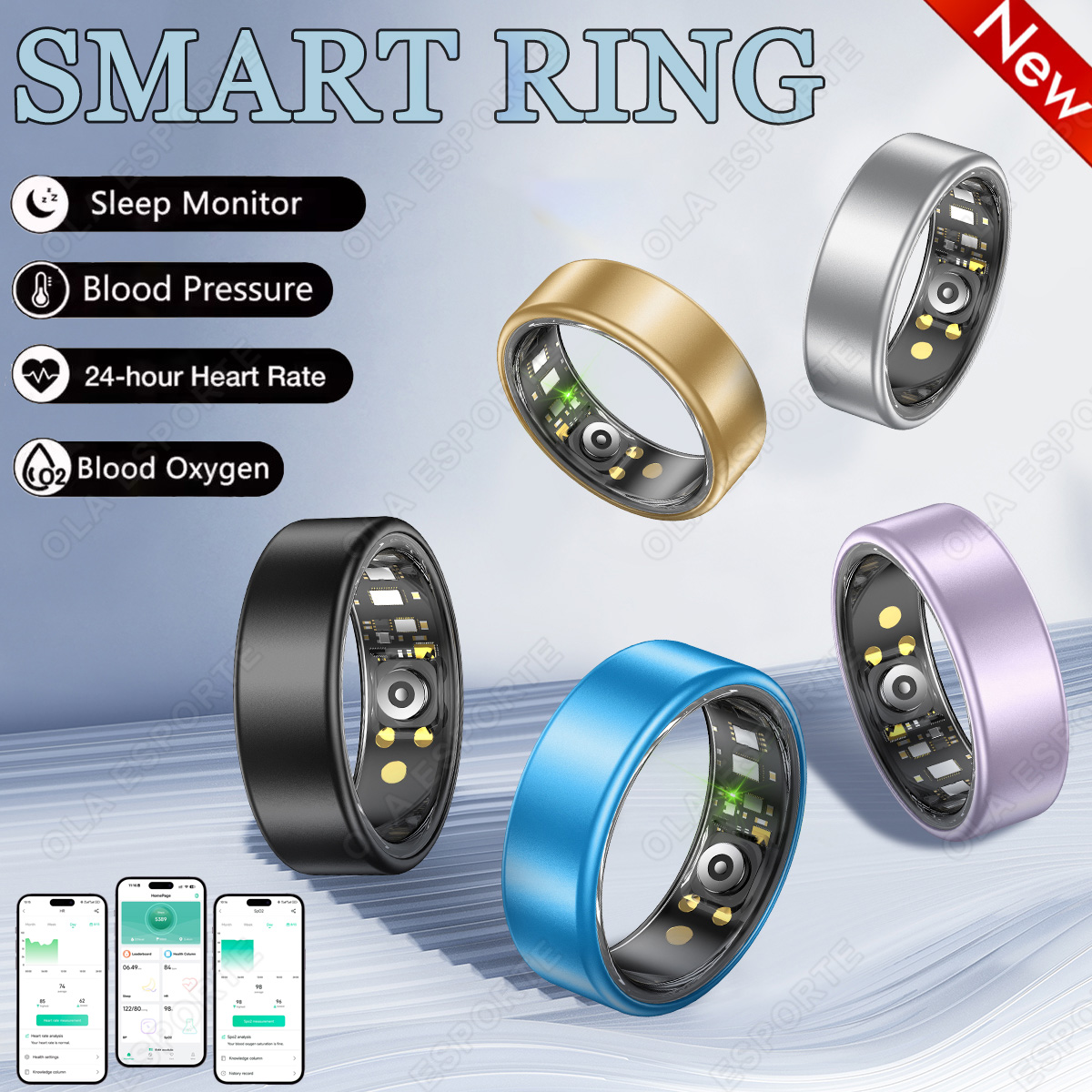 New R09 Smart Ring Men Women w - Temperature Ring Skin recensie en prijs