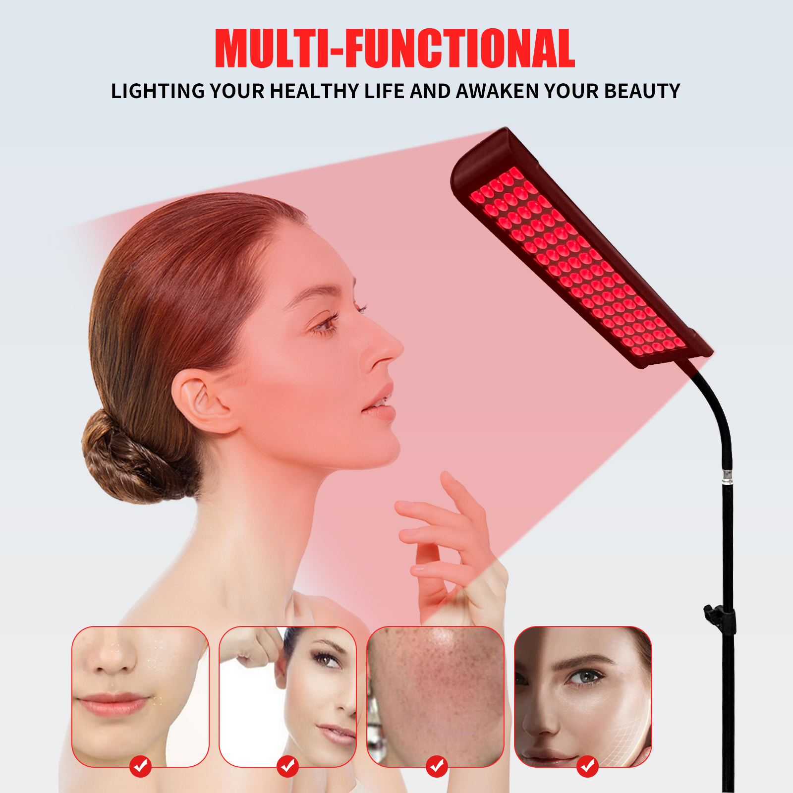 Red Light Therapy Panel Lamp L - Galvanic Skin Sensor recensie en prijs