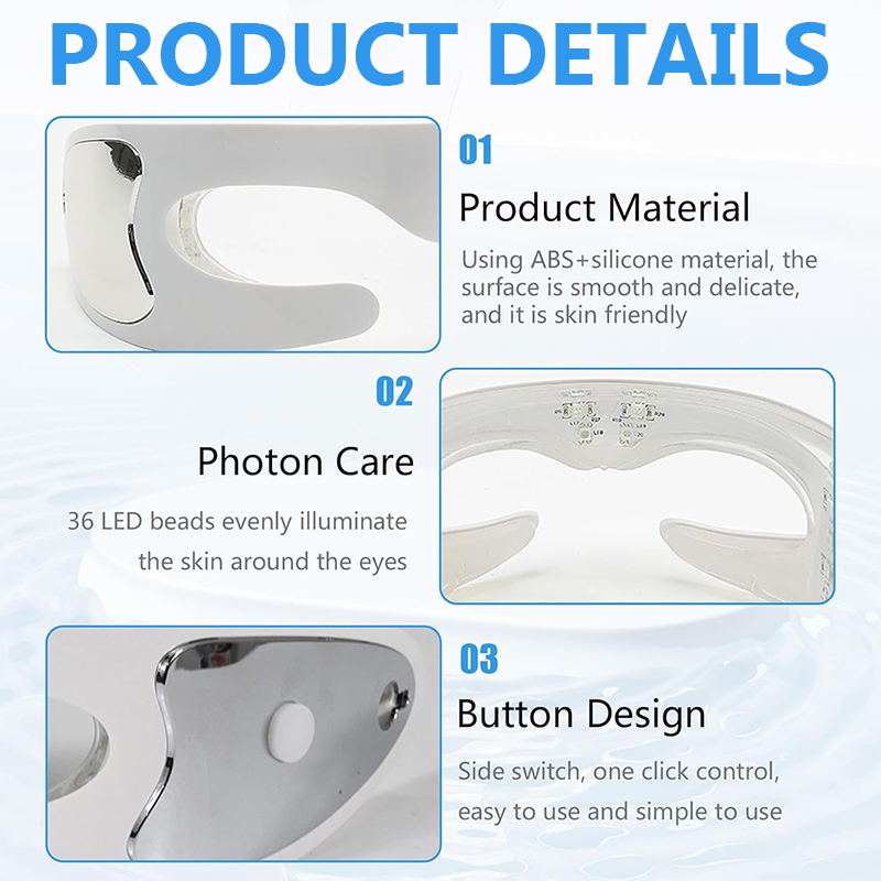Red Light Theraphy Eye Massage - Light Therapy Glasses recensie en prijs