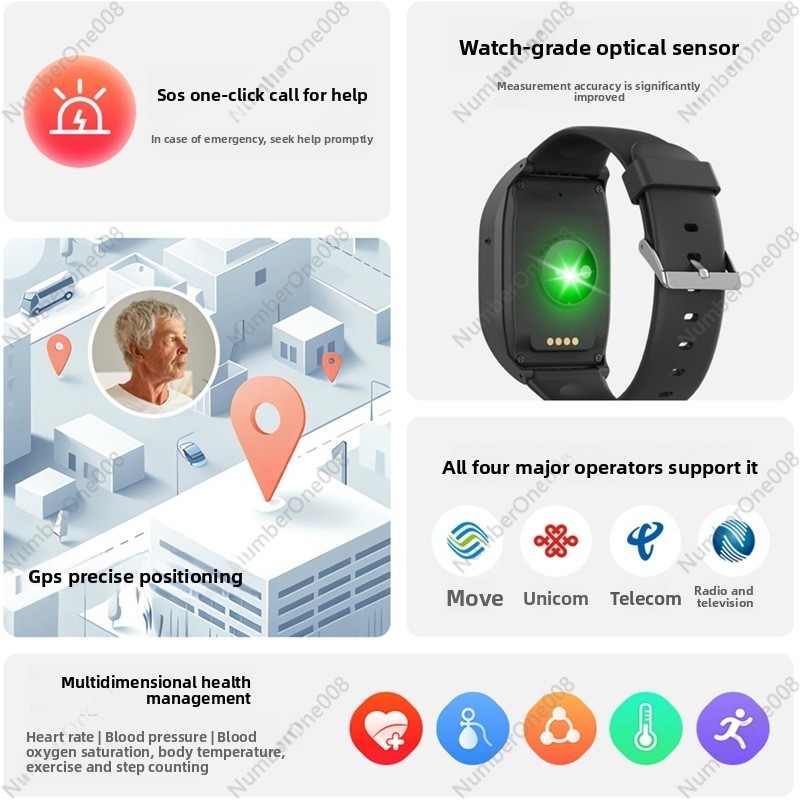 4G Smart Watch for Elderly, GP - Fall Detection Watch recensie en prijs