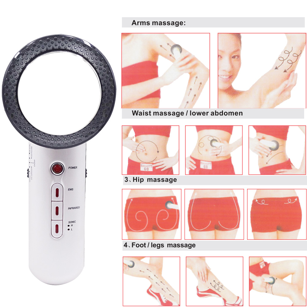3 in 1 ems Ultrasound Cavitati - Galvanic Skin Sensor recensie en prijs
