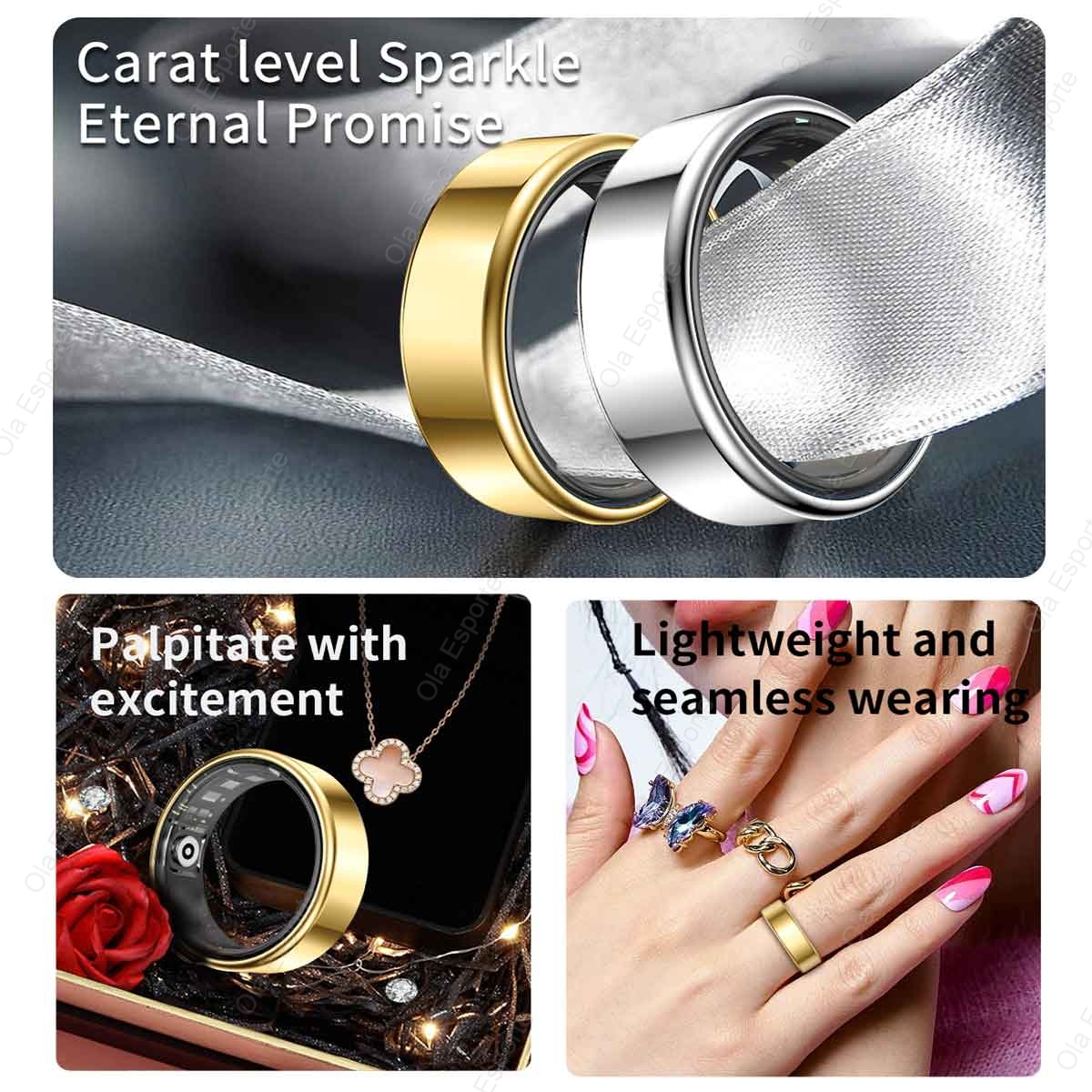 R09 Smart Ring Men Women with  - Temperature Ring Skin recensie en prijs