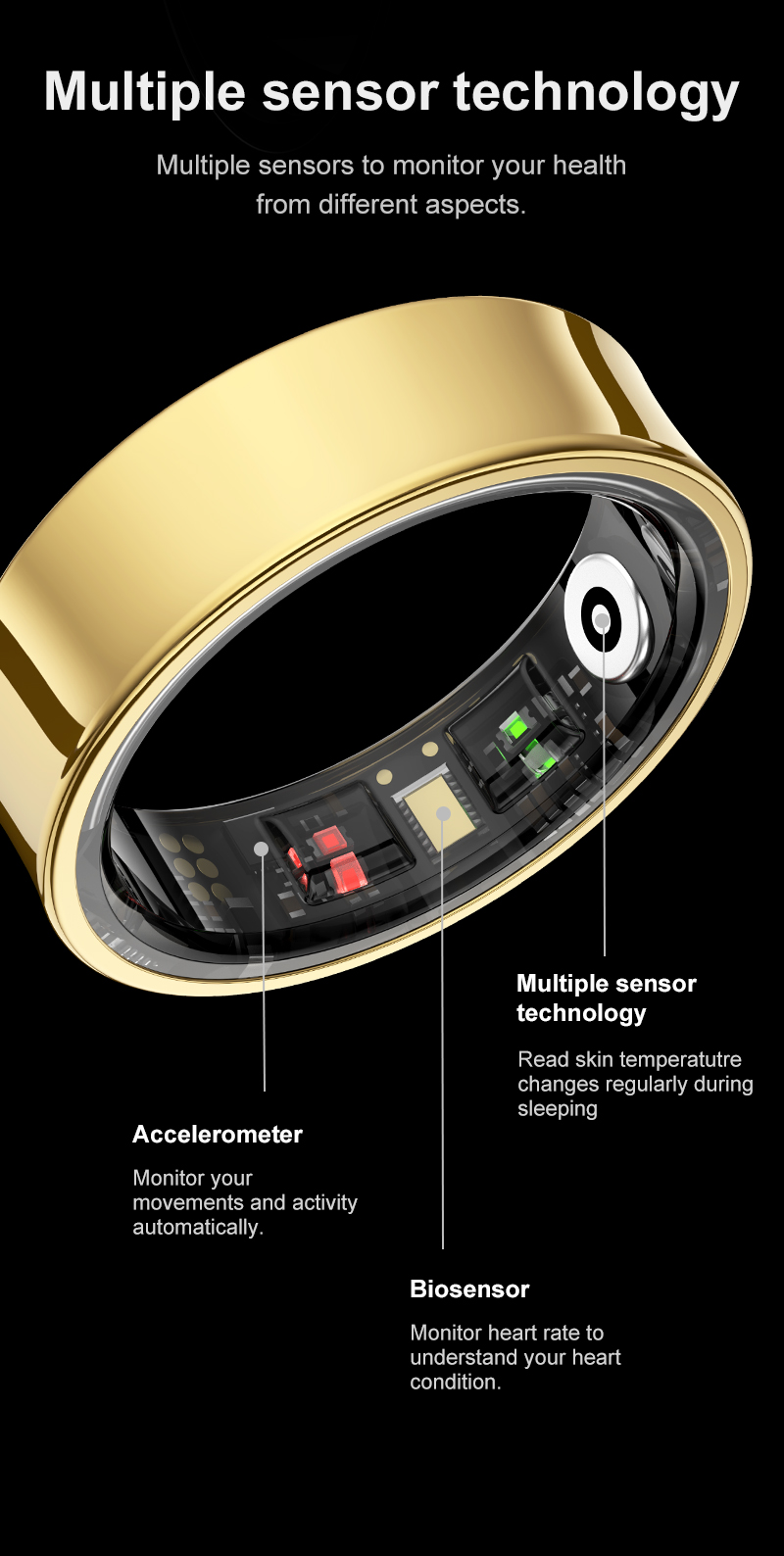 2026 Smart Ring R09 5ATM Water - Temperature Ring Skin recensie en prijs